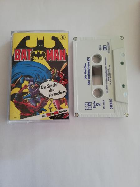 Batman Folge 3 Die Schüler des Verbrechens 4-fach Silber geschraubt Weiß mit Blauen Druck 495696-215/614119.6 OHHA