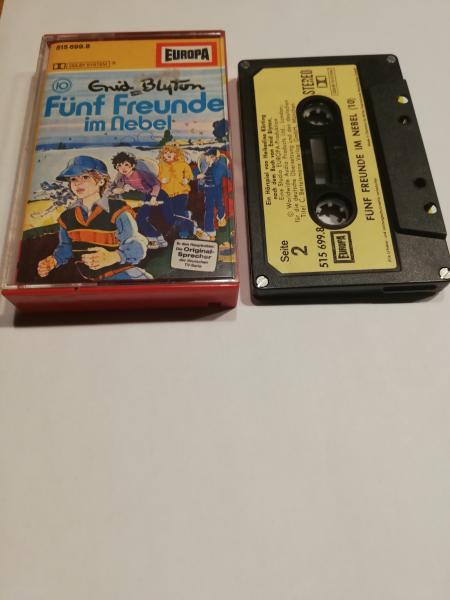 Fünf Freunde Folge 10 im Nebel 4-fach Silber geschraubt Schwarz mit Gelben Aufkleber 515.699.8 Europa