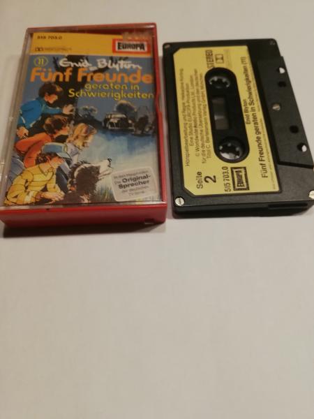 Fünf Freunde Folge 11 geraten in Schwierigkeiten 5-fach Silber geschraubt Schwarz mit Gelben Aufkleber 515703.0 Europa