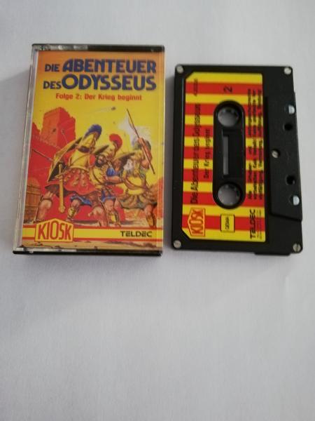 Die Abenteuer des Odysseus Folge 2 Der Krieg beginnt 5-fach Silber geschraubt Schwarz mit Rot-Gelben Aufkleber 4.25336 CD Kiosk Teldec
