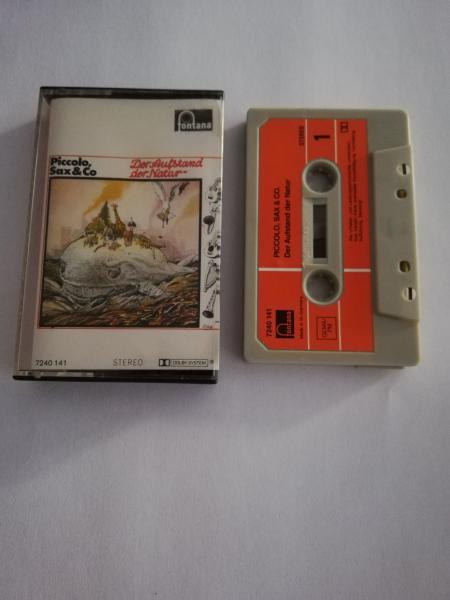 Piccolo, Sax & Co Der Aufstand der Natur Grau mit Orangen Aufkleber 7240141 Fontana