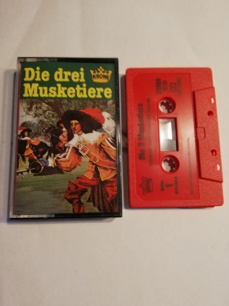 Die drei Musketiere Rot mit Schwarzen Druck 505028.6 Krone