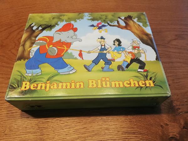 Kassettenkoffer 30er Benjamin Blümchen  1990 Hör+Lies Verlag