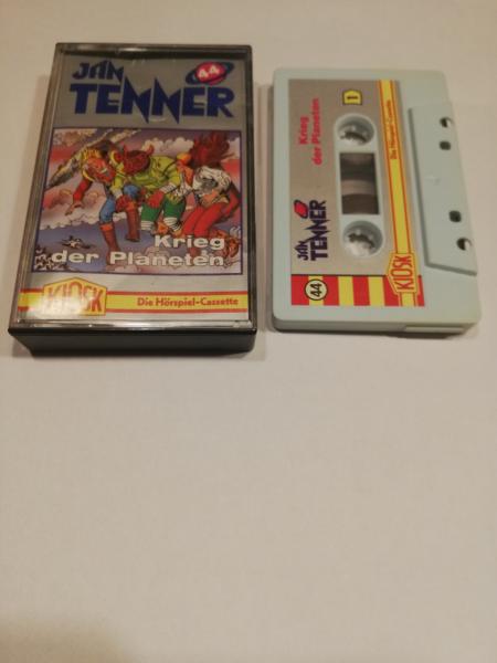 Jan Tenner Folge 44 Krieg der Planeten Weiß mit Silbernen Aufkleber 4.27744 CD Kiosk(Cover von innen beschrieben)