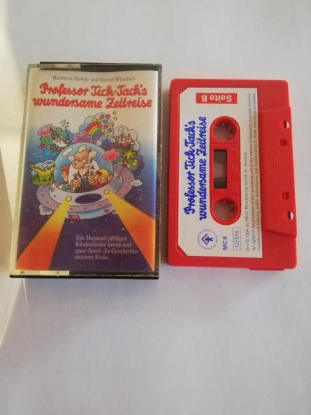 Professor Tick-Tack`s wundersame Reise Rot mit Weißen Aufkleber MC 8 1994 Fritz Musikverlag