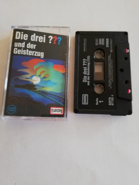 Die Drei Fragezeichen Folge 122 und der Geisterzug 5-fach Schwarz Geschraubt Schwarz mit Weißen Druck 8287667122 4 Europa