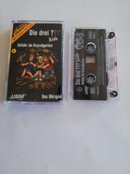 Die Drei Fragezeichen Kids Folge 6 Gefahr im Gruselgarten Transparent USM Audio