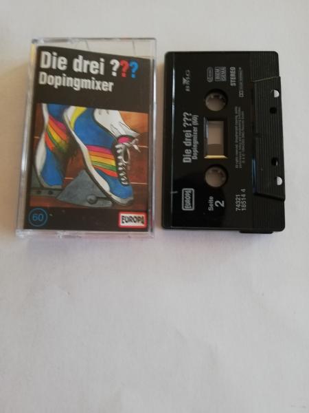 Die Drei Fragezeichen Folge 60 Dopingmixer Schwarz mit Weißen Druck 7432118514 4 Europa(Schriftzug Logo fehlt)