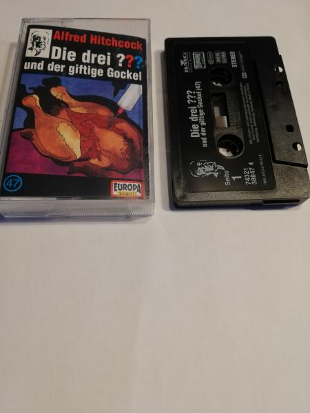 Die Drei Fragezeichen Folge 47 und der giftige Gockel Schwarz mit Weißen Druck 7432138847 4 Europa