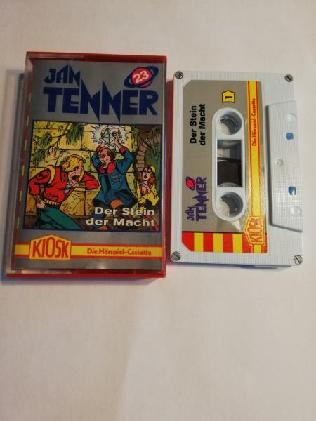 Jan Tenner Folge 23 Der Stein der Macht 4-fach Silber geschraubt Weiß mit Grauen Aufkleber 4.27723 CD Kiosk