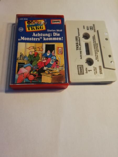 TKKG Folge 69 Achtung: Die "Monsters" kommen ! Grau mit Schwarzen Druck 495838-209/514329.2 Europa