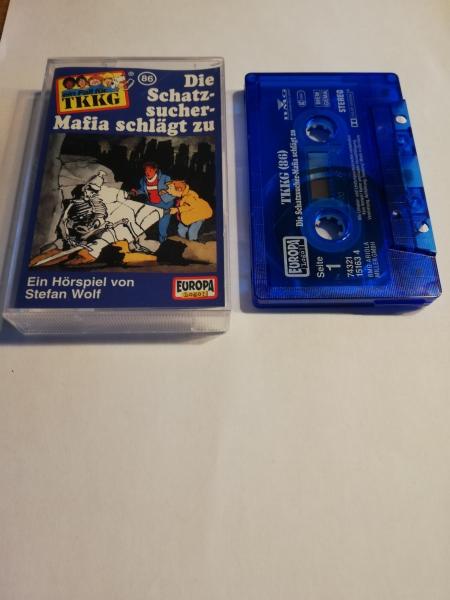 TKKG Folge 86 Die Schatzsuchermafia schlägt zu Blau Transparent 7432115163 4 PC 209 Europa