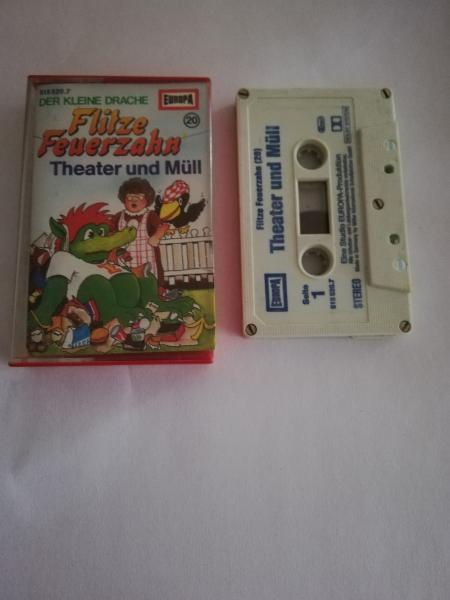 Flitze Feuerzahn Folge 20 Theater und Müll 5-fach Silber geschraubt Weiß mit Blauen Druck 515520.7 Europa