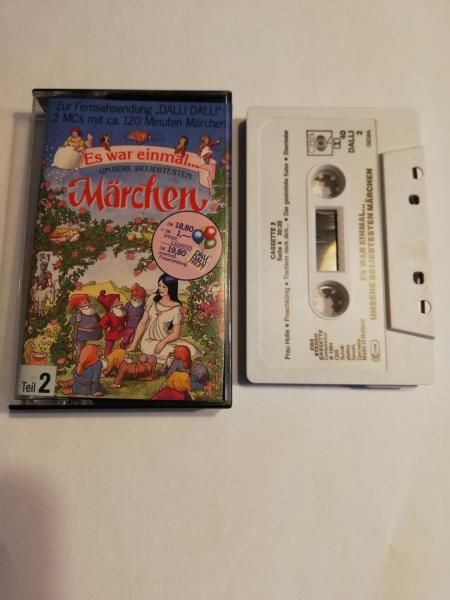 Es war einmal unsere beliebtesten Märchen zur Fernsehsendung "Dalli Dalli" Folge 2 Grau mit Schwarzen Druck 40-Dalli 2 CBS