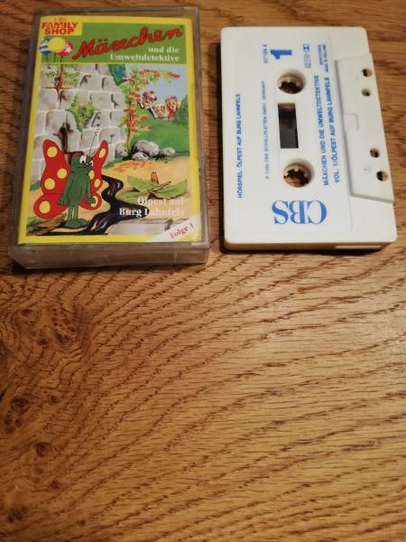 Mäxchen und die Umweltdetektive Folge 1 Ölpest auf Burg Lahnfels Weiß mit Blauen Druck 467184 4 CBS