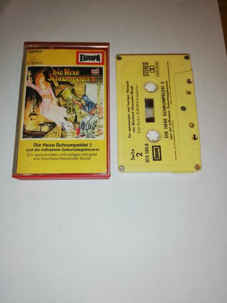 Die Hexe Schrumpeldei Folge 5 und die mißratene Geburtstagshexerei 5-fach Silber geschraubt Gelb mit Gelben Aufkleber 515105.8 Europa