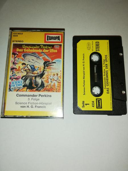 Commander Perkins Folge 3 Das Geheimnis der Ufos Schwarz mit Hellgelben Aufkleber 4334/515563.0 Europa