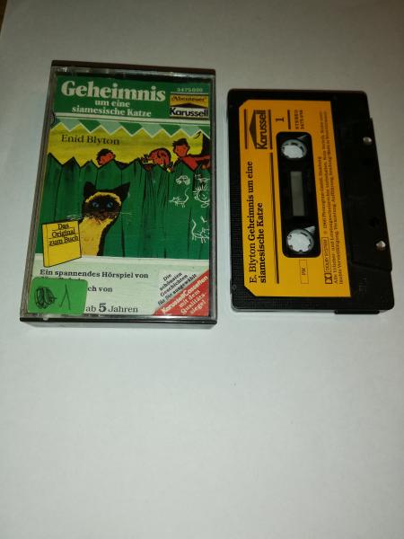 Geheimnis um eine siamesische Katze Schwarz mit Gelben Aufkleber 3475039 Karussell