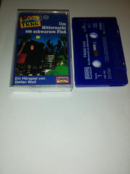 TKKG Folge 44 Um Mitternacht am schwarzen Fluß Mattblau 490762 PC 209 Europa