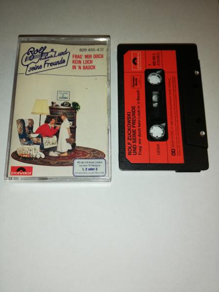 Rolf Zuckowski und seine Freunde Frag mir doch kein Loch in `n Bauch Schwarz mit Roten Aufkleber 829455-4 Polydor