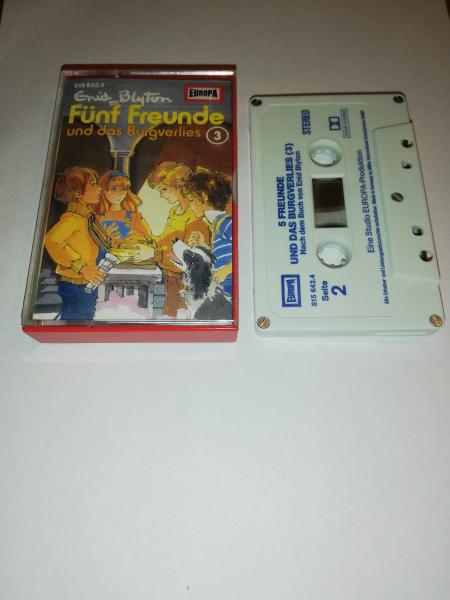 Fünf Freunde Folge 3 und das Burgverlies 5-fach Silber geschraubt Weiß Blau 515642.4 Europa(Blau Oranges Cover)