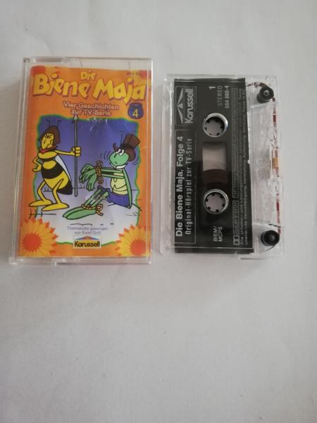 Die Biene Maja Folge 4 Transparent mit Weißer Schrift 554880-4 Karussell Oranges Cover