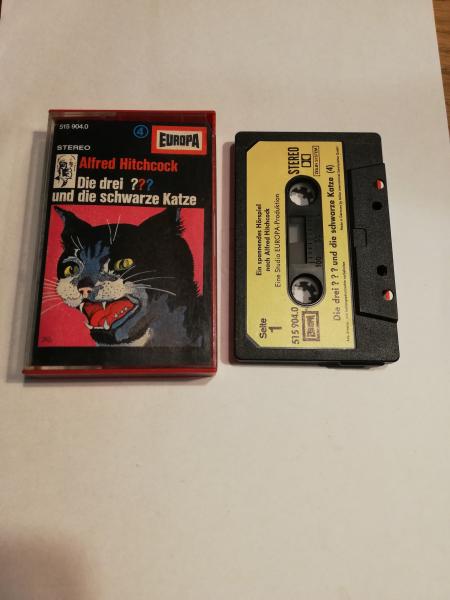 Die Drei Fragezeichen Folge 4 und die schwarze Katze Schwarz mit Gelben Aufkleber 515904.0 Europa