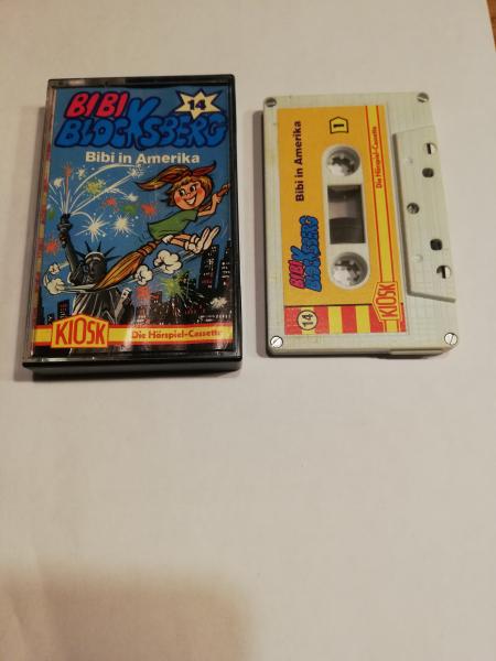 Bibi Blocksberg Folge 14 Bibi in Amerika 5-fach Silber geschraubt Weiß mit Gelben Aufkleber 4.27614 CD Kiosk