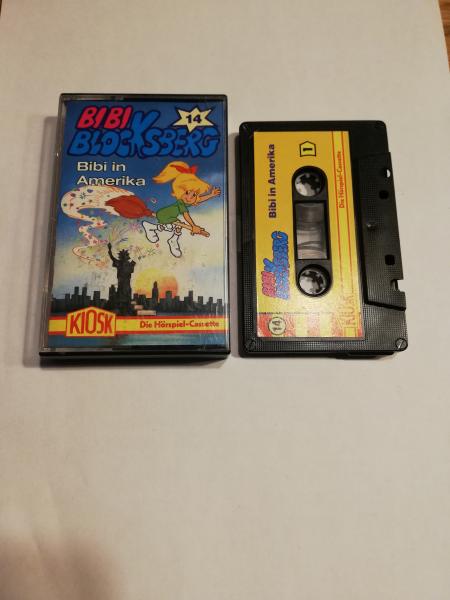 Bibi Blocksberg Folge 14 Bibi in Amerika 4-fach Schwarz geschraubt Schwarz mit Gelben Aufkleber 4.27614 Kiosk
