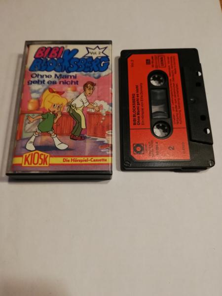 Bibi Blocksberg Vol.2 Ohne Mami geht es nicht 4-fach Schwarz geschraubt Schwarz mit Roten Aufkleber 59084-4 Kiosk Sonderauflage Sonocord