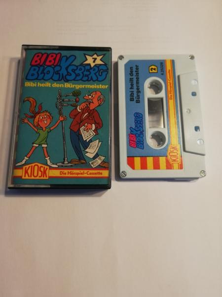 Bibi Blocksberg Folge 7 heilt den Bürgermeister 4-fach Silber geschraubt Weiß mit Blauen Aufkleber 4.27607 CD/ 4.25329 Kiosk