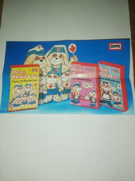 Bernie, Hardie & Co. Hörspielkassettenflyer Europa