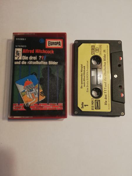 Die Drei Fragezeichen Folge 9 und die rätselhaften Bilder 5-fach Silber geschraubt Schwarz mit Gelben Aufkleber 515909.1 Europa