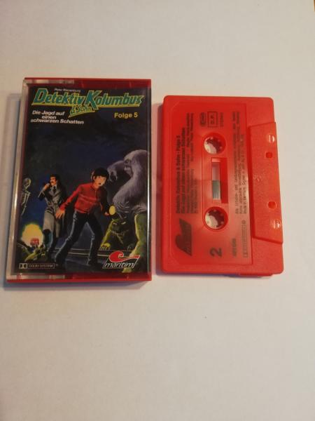 Detektiv Kolumbus Folge 5 Die Jagd auf einen schwarzen Schatten Rot mit Schwarzen Druck 495049-211 Maritim