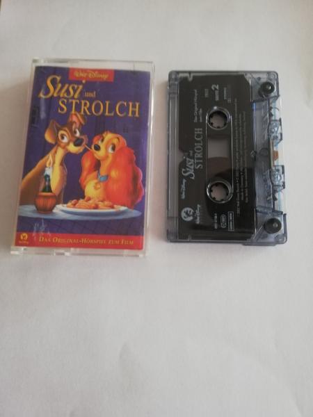 Susi und Strolch Transparent mit Weißen Druck 19512 Walt Disney