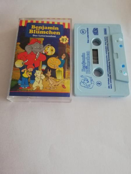 Benjamin Blümchen Folge 87 Das Laternenfest Weiß mit Blauen Druck 4.27587 Kiosk(Blaues Kioskcover)