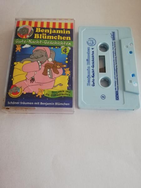 Benjamin Blümchen Gute-Nacht-Geschichten Folge 4 Weiß mit Blauen Druck 4.27014 Kiddinx