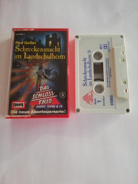 Das Schlosstrio Folge 5 Schreckensnacht im Landschulheim 4-fach Silber geschraubt Weiß mit Blau-Roten Druck 514405.1 Europa