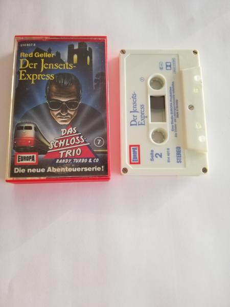 Das Schlosstrio Folge 7 Der Jenseits-Express 5-fach Silber geschraubt Weiß mit Blauen Druck 514407.8 Europa