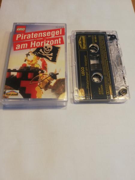 Lego Piratensegel am Horizont Transparent mit Gelben Druck 551618-4 Karussell