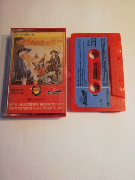 Die Schatzinsel Rot mit Blauen Aufkleber 48578 UW Maritim