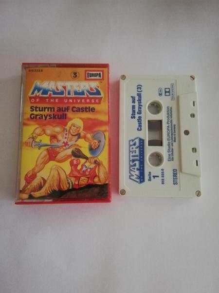 Masters of the Universe Folge 3 Sturm auf Castle Grayskull 5-fach Silber geschraubt Weiß mit Blauen Druck 515 333.6