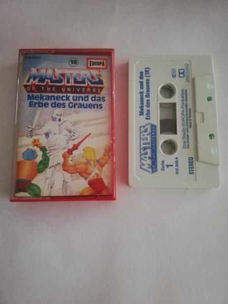 Masters of the Universe Folge 18 Mekaneck und das Erbe des Grauens Weiß mit Blauen Druck 515 348.4