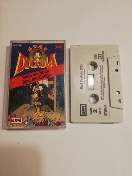 Graf Duckula Folge 10 Stein um Stein/Igor der Gütige Grau mit Schwarzen Druck 490423-215 Europa