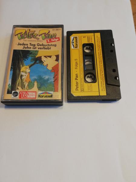 Peter Pan Folge 5 Jeden Tag ist Geburtstag/John ist verliebt Schwarz mit Gelben Aufkleber 511092-4 Karussell