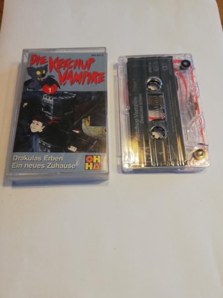 Die Ketchup Vampire Folge 1 Drakulas Erben/Ein neues Zuhause Transparent mit Weißen Druck 849841-4 OHHA