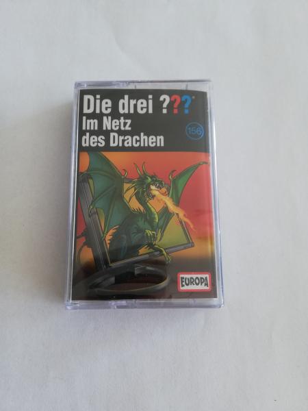 Die Drei Fragezeichen Folge 156 Im Netz des Drachen Schwarz mit Weißen Druck 8869792326 4 Europa Originalverpackt