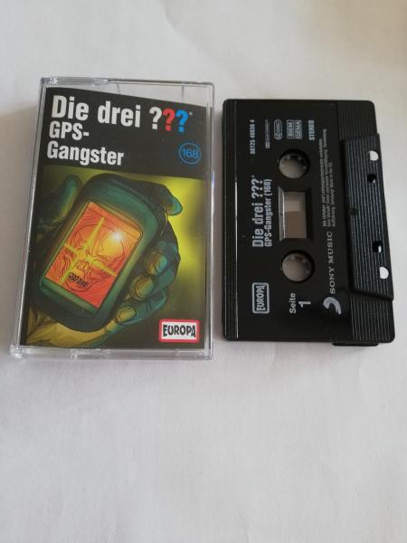 Die Drei Fragezeichen Folge 168 GPS-Gangster Schwarz mit Weißen Druck 8872540038 4 Europa