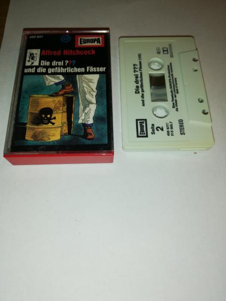 Die Drei Fragezeichen Folge 48 und die gefährlichen Fässer Grau mit Schwarzen Druck 495837 Europa