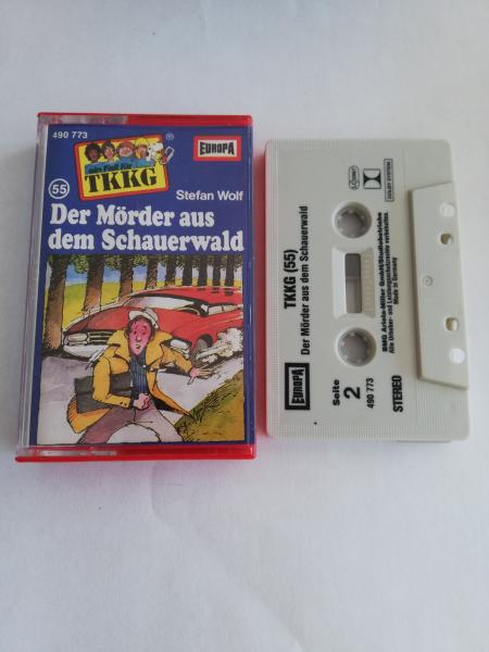 TKKG Folge 55 Der Mörder aus dem Schauerwald Grau 490773 PC 209 Europa